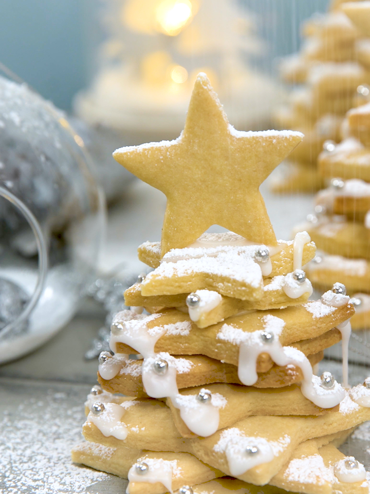 Butter biscuit Christmas tree